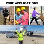 3-Pack Hi-Vis Long Sleeve Safety Shirts - Yellow