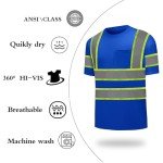 High Visibility Quick Dry Safety T-Shirt for Work