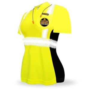Vixen Short Sleeve Women's Safety Shirt - Yellow