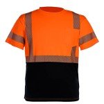 Vendace High Visibility Reflective Safety T-Shirts - 3 Pack