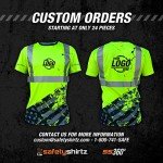 High-Visibility Moisture-Wicking Work Shirt, 3X-Large