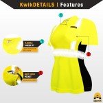 Vixen Short Sleeve Women's Safety Shirt - Yellow