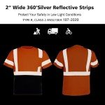 Vendace High Visibility Reflective Safety T-Shirts - 3 Pack