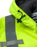 Hi-Vis Reflective Warm-Up Bomber Jacket - Yellow