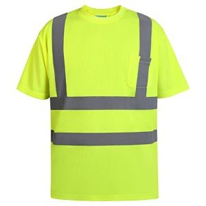 High Visibility Reflective Safety T-Shirt - XL