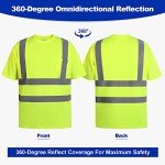 High Visibility Reflective Safety T-Shirt - XL