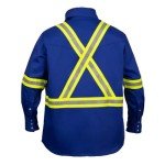 High Visibility Flame Resistant Shirt - Royal Blue 2XL