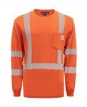 High Visibility Flame Resistant Orange Tee Shirt