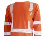 High Visibility Flame Resistant Orange Tee Shirt