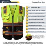 High Visibility Dual Color Safety Vest with Pockets