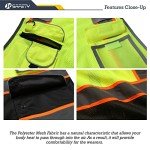 High Visibility Dual Color Safety Vest with Pockets