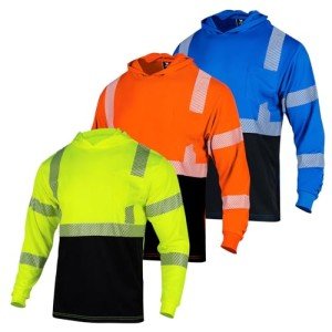 VENDACE High Visibility Reflective Long Sleeve Shirts