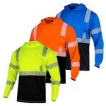 VENDACE High Visibility Reflective Long Sleeve Shirts