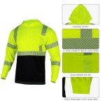 Hi-Vis Reflective Long Sleeve Safety Shirt for Men