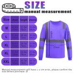 Hi-Vis Reflective Long Sleeve Safety Shirt for Men