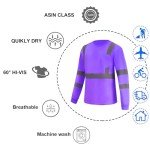 Hi-Vis Reflective Long Sleeve Safety Shirt for Men