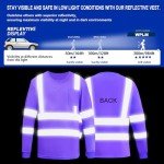 Hi-Vis Reflective Long Sleeve Safety Shirt for Men