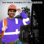 Hi-Vis Reflective Long Sleeve Safety Shirt for Men