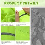Reflective Neon Fleece Beanie Hat for Safety