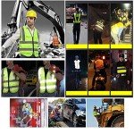 Customizable High Visibility Reflective Safety Vest (Yellow/Black)