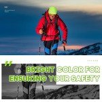 Reflective Neon Fleece Beanie Hat for Safety
