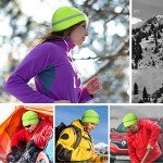 Reflective Neon Fleece Beanie Hat for Safety