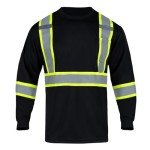 Men's Hi-Vis ANSI Class 2 Long Sleeve Shirts