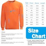 Hi-Vis Quick Dry Security Shirt, Long Sleeve Orange