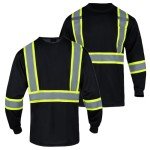 Men's Hi-Vis ANSI Class 2 Long Sleeve Shirts