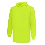 Hi-Vis Hooded Shirts for Men - Lightweight Safety Gear