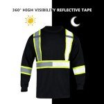 Men's Hi-Vis ANSI Class 2 Long Sleeve Shirts