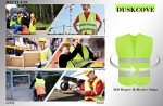 DUSKCOVE 10 Pack Reflective Safety Vests - Neon Yellow