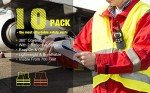 DUSKCOVE 10 Pack Reflective Safety Vests - Neon Yellow