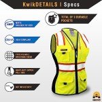 KwikSafety Women's High Visibility Safety Vest