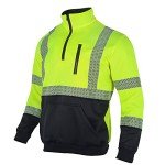 Hi Vis Reflective Safety Sweatshirt for Men 2XL