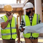 10-Pack Reflective Safety Vests with Pockets