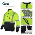 Hi Vis Reflective Safety Sweatshirt for Men 2XL