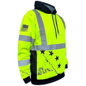 High Visibility Betsy Ross Hoodie - ANSI Class 3