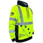 High Visibility Betsy Ross Hoodie - ANSI Class 3