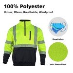 Hi Vis Reflective Safety Sweatshirt for Men 2XL