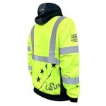 High Visibility Betsy Ross Hoodie - ANSI Class 3