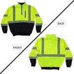 Hi Vis Reflective Safety Sweatshirt for Men 2XL