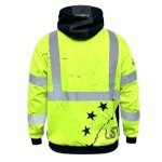 High Visibility Betsy Ross Hoodie - ANSI Class 3