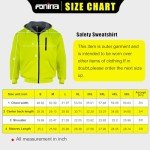 Men's Hi-Vis Sherpa Fleece Hoodie Jacket