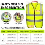 10 Pcs High Visibility Reflective Safety Vests