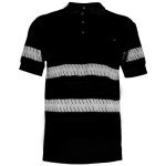 Men's Hi Vis Reflective Safety Polo Shirt