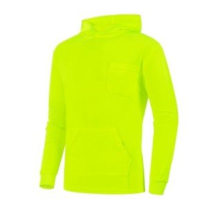 Hi Vis Lightweight Hoodie with Pockets - Green