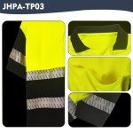 Men's Hi Vis Reflective Safety Polo Shirt