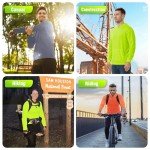 Hi Vis Lightweight Hoodie with Pockets - Green