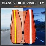 20 Pcs High Visibility Reflective Safety Vests